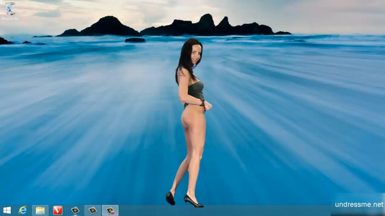 Vani-undressme-nèt vani & quot; cho mennaj" Stripping sou Desktop Virtual ti fi HD  